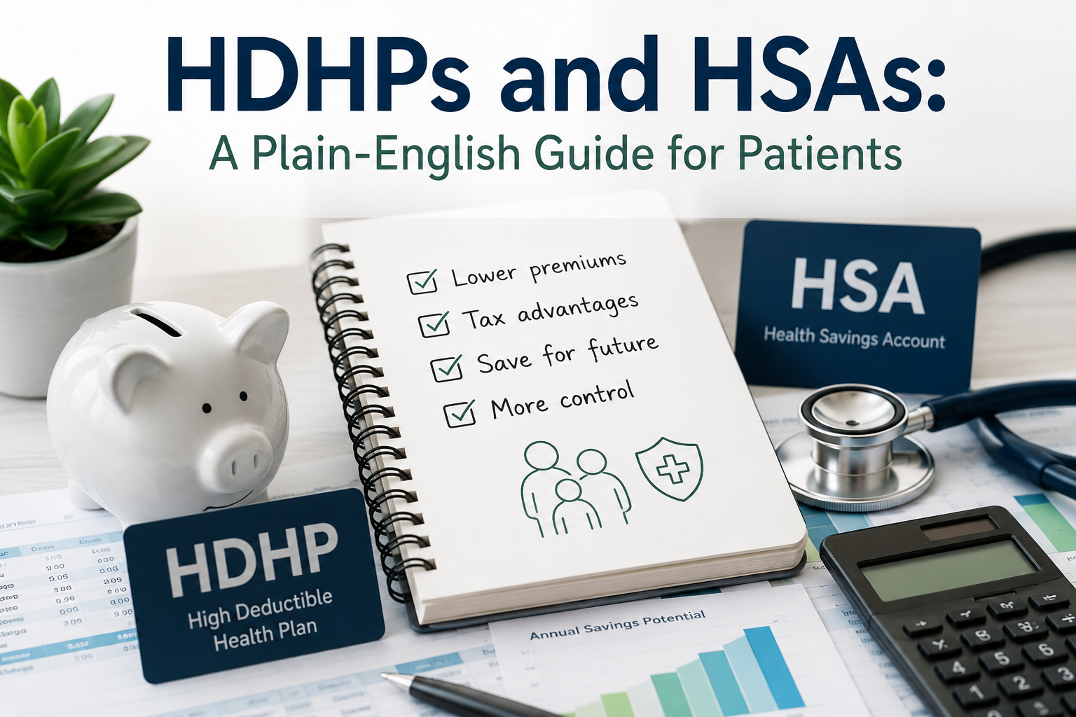 High deductible health plan, health savings account, direct primary care combo