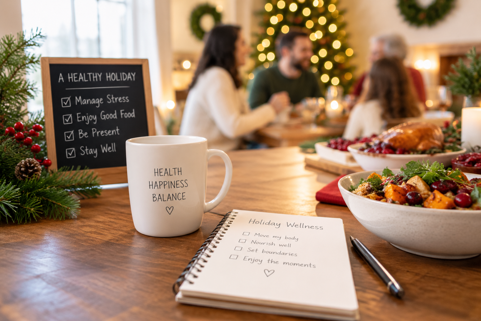 Holiday Health, manage stress